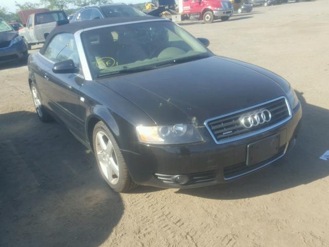 WAUDT48H95K019116 - 2005 AUDI A4 QUATTRO BLACK photo 1