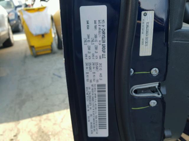 1C4NJCBB3ED813870 - 2014 JEEP COMPASS SP 蓝色 照片 10