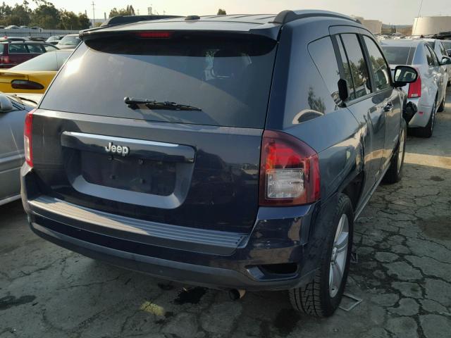 1C4NJCBB3ED813870 - 2014 JEEP COMPASS SP BLUE photo 4