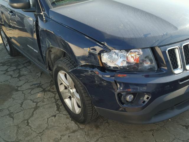 1C4NJCBB3ED813870 - 2014 JEEP COMPASS SP 蓝色 照片 9