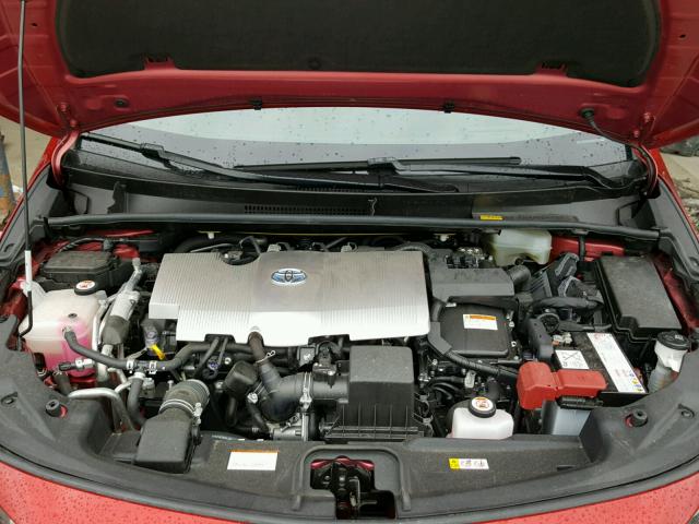 JTDKARFP3H3063182 - 2017 TOYOTA PRIUS PRIM 红色 照片 7