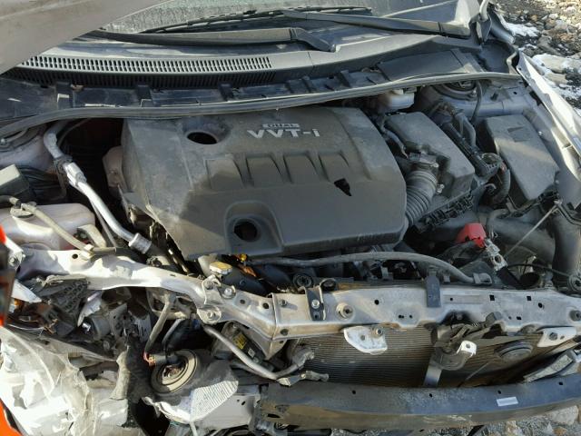 1NXBU40EX9Z017552 - 2009 TOYOTA COROLLA BA SILVER photo 7