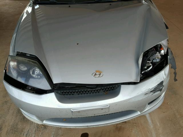 KMHHN65F96U229746 - 2006 HYUNDAI TIBURON GT SILVER photo 7