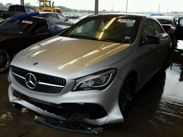 WDDSJ4GB2JN622937 - 2018 MERCEDES-BENZ CLA 250 4M SILVER photo 2