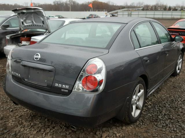 1N4BL11D56N346358 - 2006 NISSAN ALTIMA SE GRAY photo 4