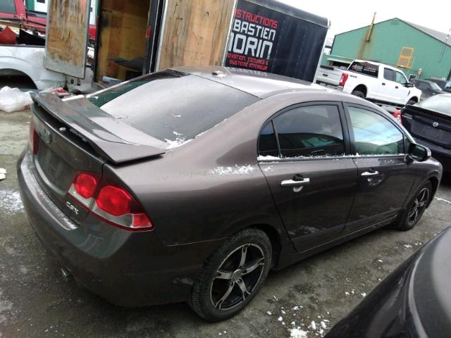 2HHFD56729H201517 - 2009 ACURA CSX TECHNO BROWN photo 4