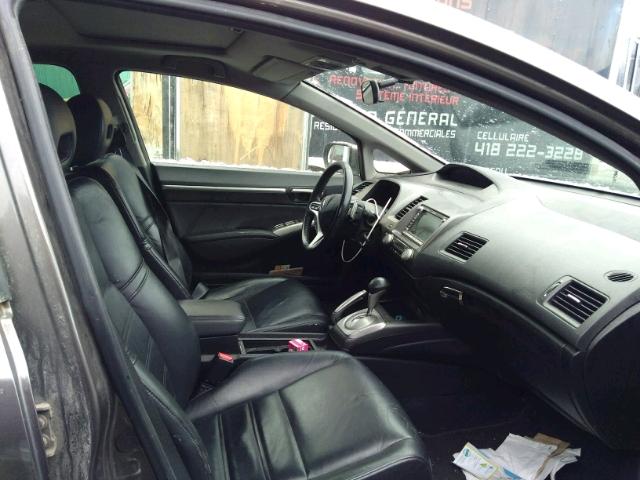 2HHFD56729H201517 - 2009 ACURA CSX TECHNO BROWN photo 5