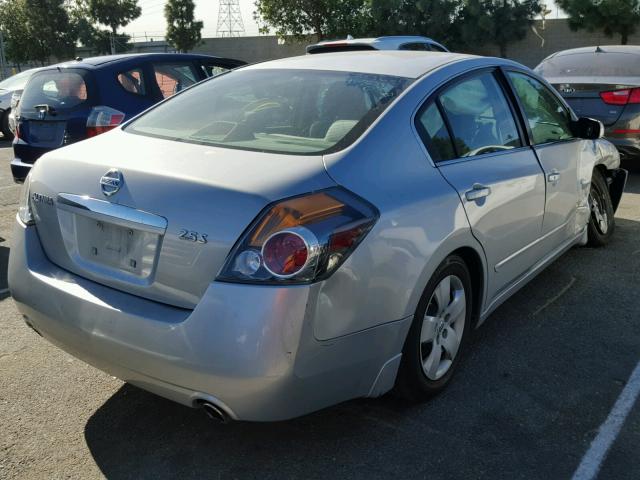 1N4AL21E07C221582 - 2007 NISSAN ALTIMA 2.5 SILVER photo 4