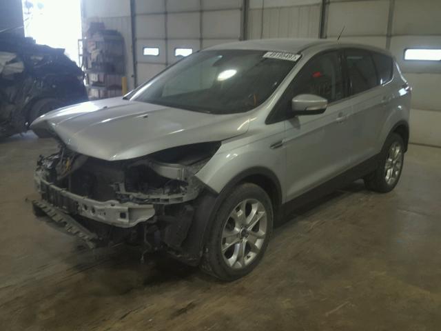 1FMCU9HX7DUA59743 - 2013 FORD ESCAPE SEL BLACK photo 2