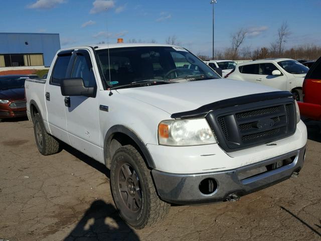 1FTRW14W68FB89093 - 2008 FORD F150 SUPER WHITE photo 1