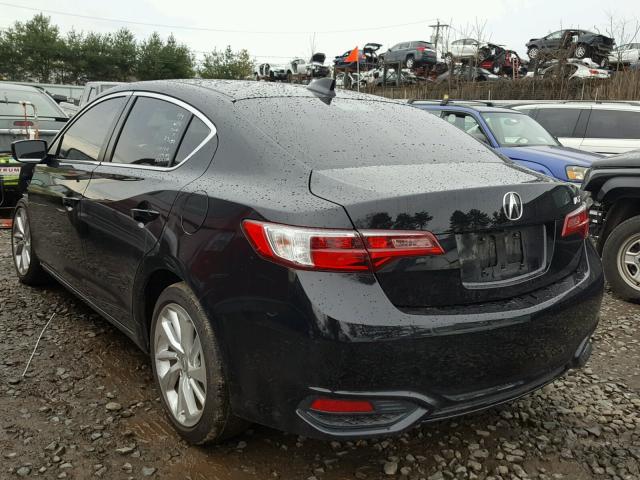 19UDE2F30HA001818 - 2017 ACURA ILX BASE BLACK photo 3