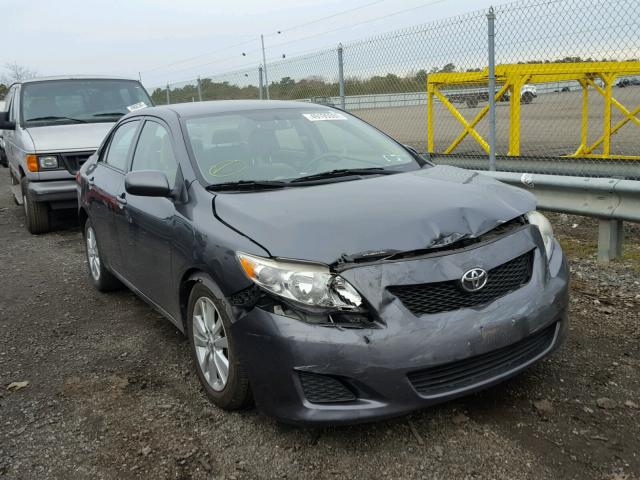 1NXBU40E59Z056761 - 2009 TOYOTA COROLLA BA GRAY photo 1