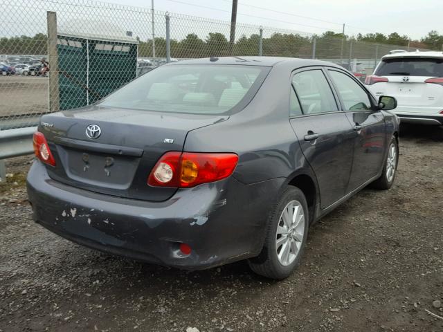 1NXBU40E59Z056761 - 2009 TOYOTA COROLLA BA GRAY photo 4