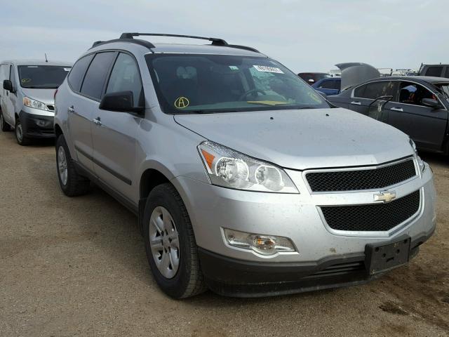 1GNKRFED2CJ215205 - 2012 CHEVROLET TRAVERSE L SILVER photo 1