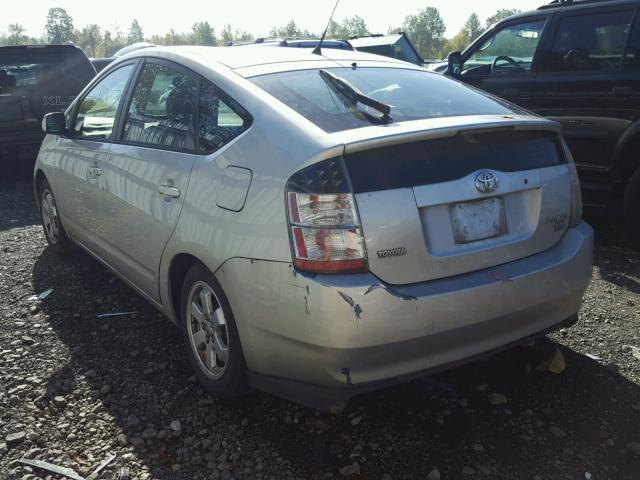 JTDKB20U453027466 - 2005 TOYOTA PRIUS SILVER photo 3