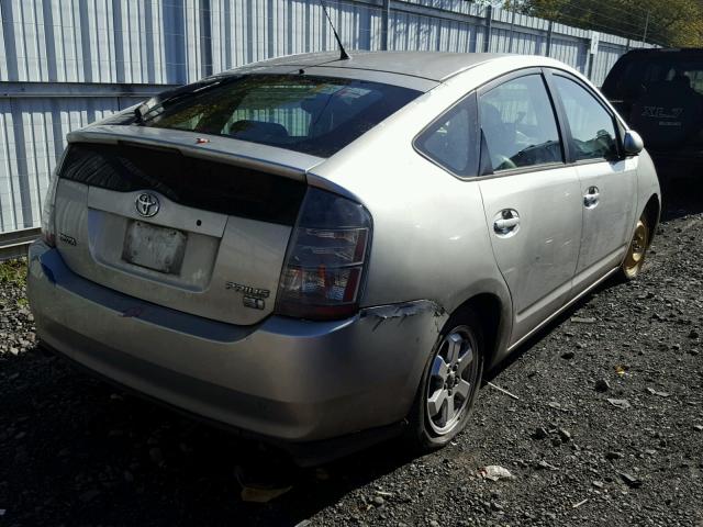 JTDKB20U453027466 - 2005 TOYOTA PRIUS SILVER photo 4