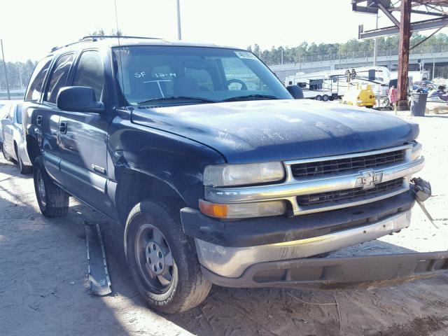 1GNEC13TX1J215218 - 2001 CHEVROLET TAHOE C150 BLUE photo 1