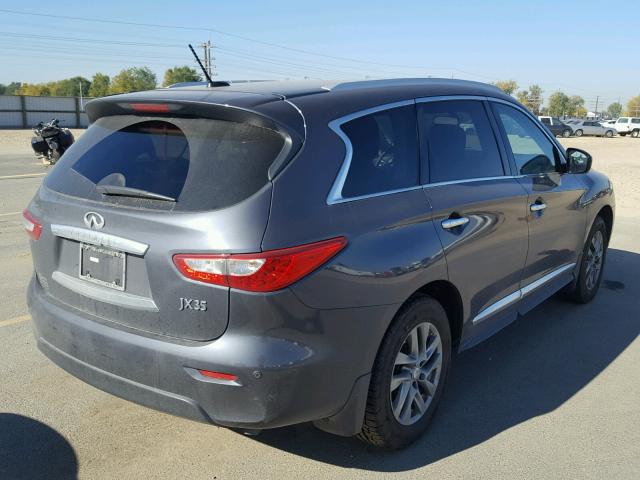 5N1AL0MM5DC330757 - 2013 INFINITI JX35 BASE BLACK photo 4