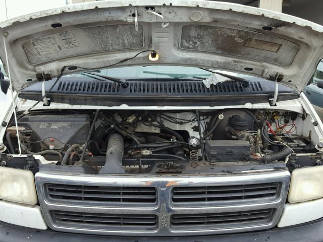 2B6HB21Y2TK110696 - 1996 DODGE RAM VAN B2 WHITE photo 7