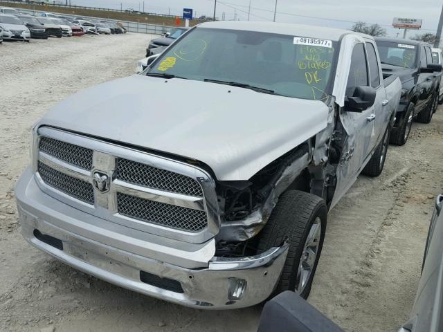 1C6RR6LTXGS189946 - 2016 RAM 1500 SLT SILVER photo 2