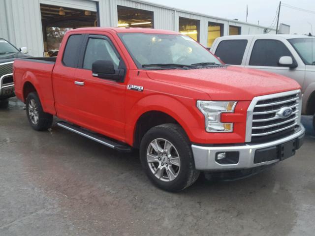 1FTEX1C86FKD18842 - 2015 FORD F150 SUPER RED photo 1