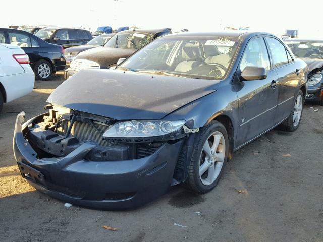 1YVFP80D345N47080 - 2004 MAZDA 6 S CHARCOAL photo 2