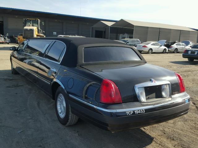 1L1FM81W6WY728543 - 1998 LINCOLN TOWN CAR L BLACK photo 3