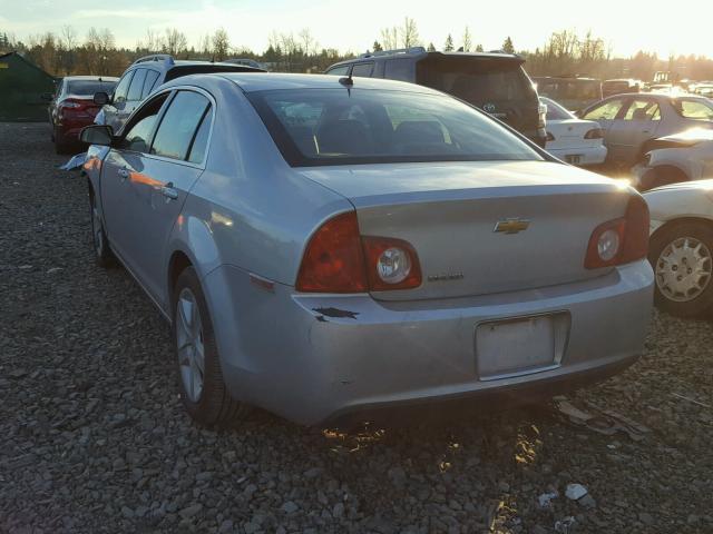 1G1ZB5EB7AF316043 - 2010 CHEVROLET MALIBU LS SILVER photo 3