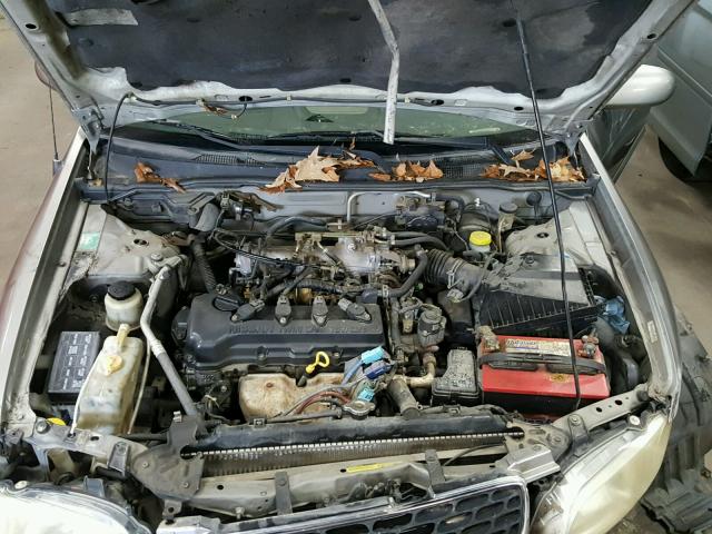 3N1CB51D81L507791 - 2001 NISSAN SENTRA XE BEIGE photo 7