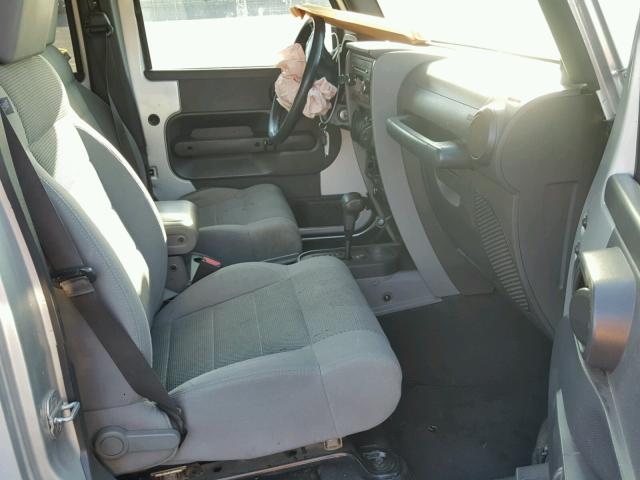 1J4GB59177L227528 - 2007 JEEP WRANGLER S Արծաթագույն լուսանկար 5