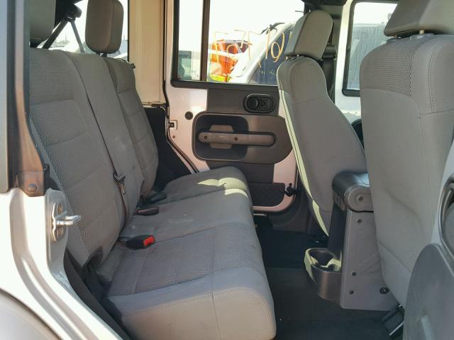 1J4GB59177L227528 - 2007 JEEP WRANGLER S Արծաթագույն լուսանկար 6