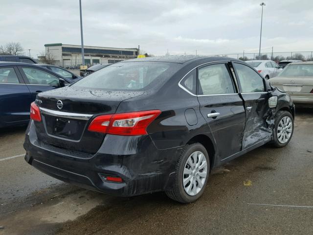 3N1AB7AP9HY298720 - 2017 NISSAN SENTRA S BLACK photo 4