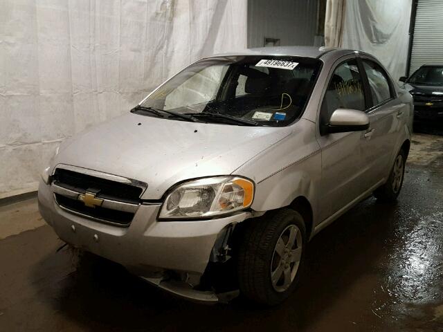 KL1TD5DE3BB251596 - 2011 CHEVROLET AVEO LS SILVER photo 2