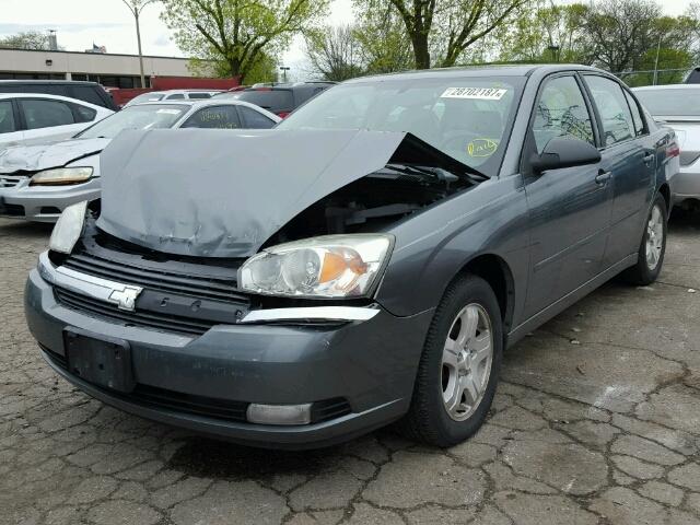 1G1ZU54854F175719 - 2004 CHEVROLET MALIBU LT GRAY photo 2