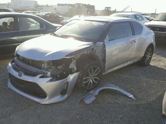 JTKJF5C7XE3082231 - 2014 TOYOTA SCION TC 银色 照片 2