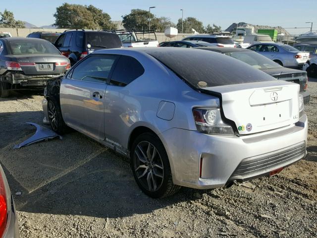 JTKJF5C7XE3082231 - 2014 TOYOTA SCION TC 银色 照片 3
