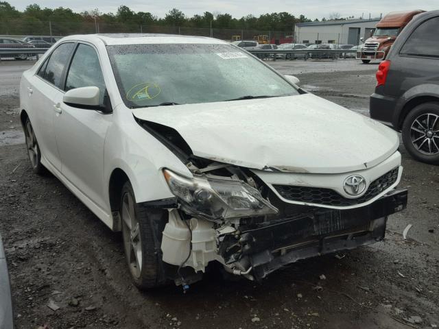 4T1BF1FK5CU633396 - 2012 TOYOTA CAMRY BASE WHITE photo 1