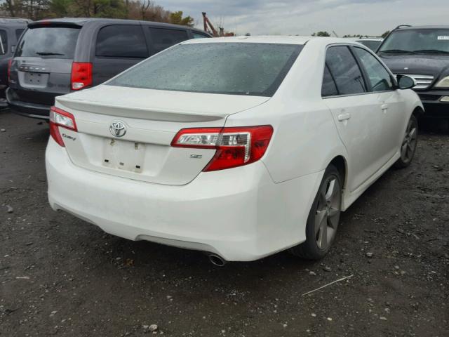 4T1BF1FK5CU633396 - 2012 TOYOTA CAMRY BASE WHITE photo 4