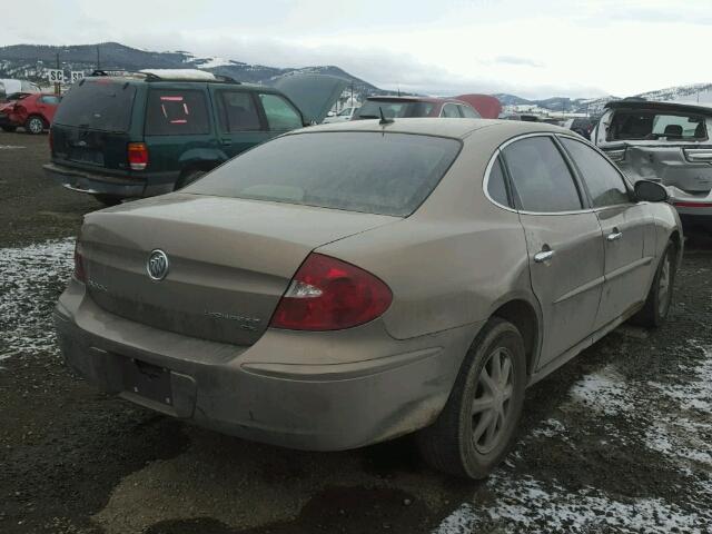 2G4WC582571200984 - 2007 BUICK LACROSSE C GOLD photo 4