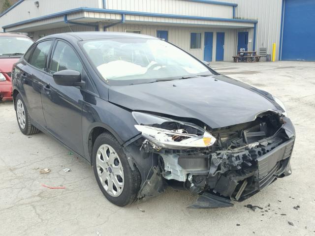 1FAHP3F24CL399870 - 2012 FORD FOCUS SE BLACK photo 1