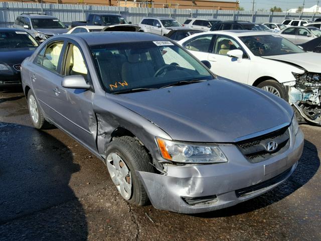 5NPET46C38H376003 - 2008 HYUNDAI SONATA GLS GRAY photo 1