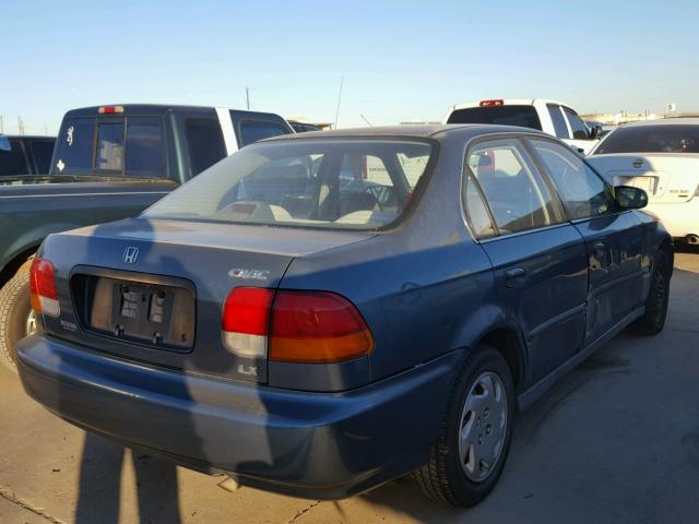 1HGEJ6574TL033583 - 1996 HONDA CIVIC LX GREEN photo 4