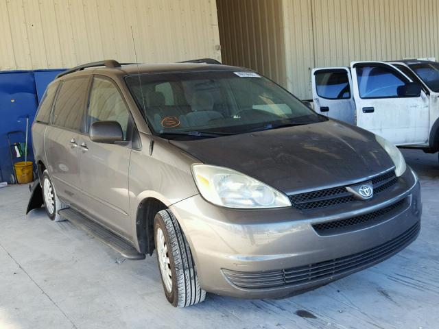 5TDZA23C85S283824 - 2005 TOYOTA SIENNA CE CHARCOAL photo 1