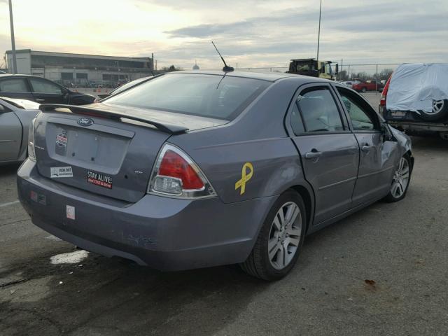 3FAHP07Z97R209868 - 2007 FORD FUSION SE SILVER photo 4