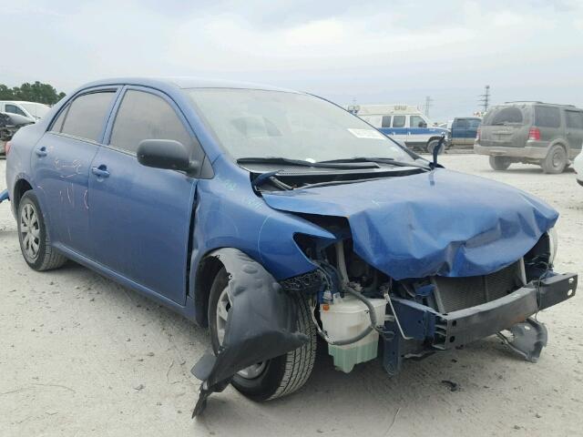 1NXBU4EE8AZ225572 - 2010 TOYOTA COROLLA BA BLUE photo 1