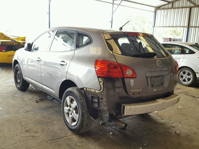 JN8AS58T99W057287 - 2009 NISSAN ROGUE S SILVER photo 3