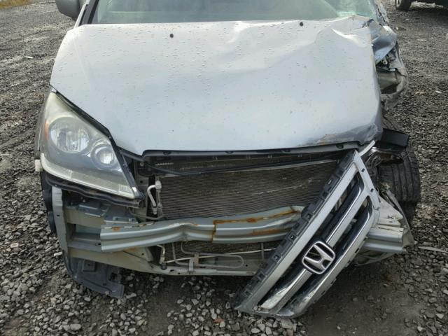 5FNRL38677B099839 - 2007 HONDA ODYSSEY EX BLUE photo 7