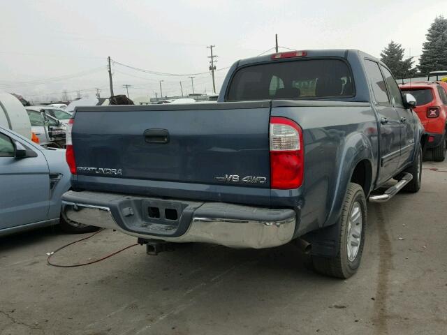 5TBDT44176S526014 - 2006 TOYOTA TUNDRA DOU BLUE photo 4