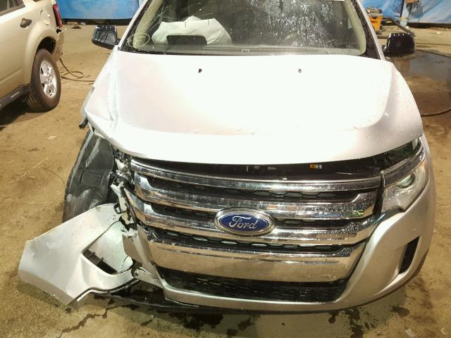 2FMDK3GC8DBB35711 - 2013 FORD EDGE SE SILVER photo 7