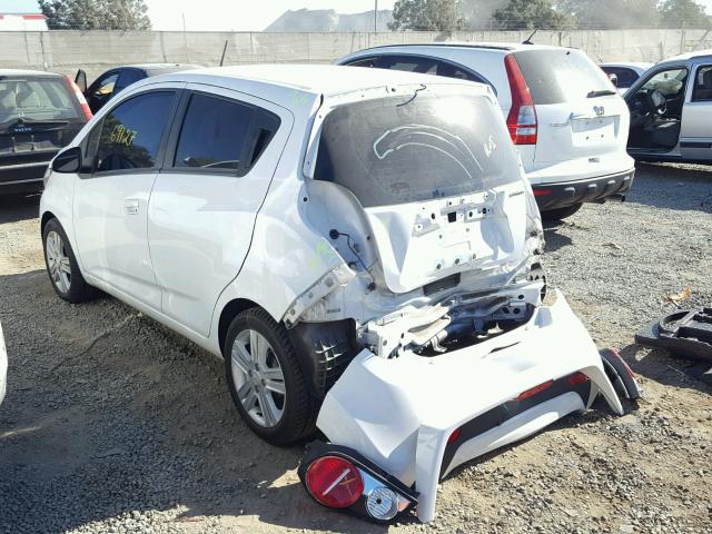 KL8CD6S9XEC515313 - 2014 CHEVROLET SPARK 1LT WHITE photo 3